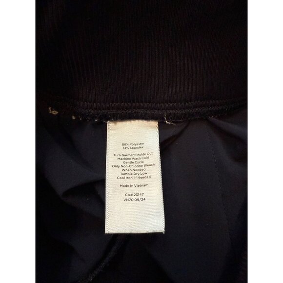 T By Talbots Womens Navy Joggers Pants Size S / P Stretch Comfort Pockets Cuffed - Picture 7 of 9